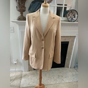 Zara Oversized Tan Blazer